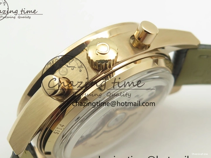 0102 Speedmaster ’57 Co-Axial RG OMF 1:1 Best Edition Black Dial On Leather Strap A9300 (Free Leather Strap) Resilient 8064